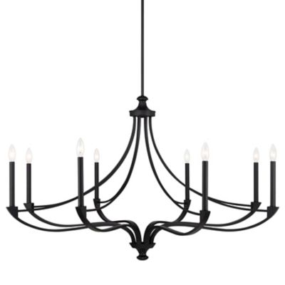 Savoy House Preserve Chandelier - Color: Black - Size: 8 light - 1-6415-8-8