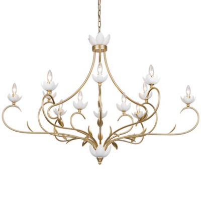 Savoy House Muse Chandelier - Color: Gold - Size: 12 light - 1-5186-12-59