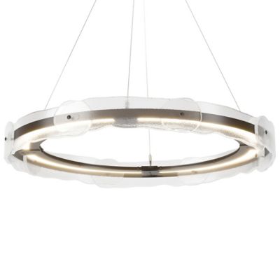 Hubbardton Forge Solstice LED Pendant Light - Color: Clear - 139780-1011