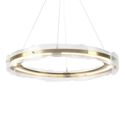 Hubbardton Forge Solstice LED Pendant Light - Color: Clear - 139780-1012