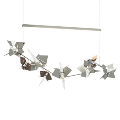 Hubbardton Forge Belladonna LED Linear Chandelier - Color: Polished - Size: