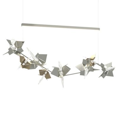 Hubbardton Forge Belladonna LED Linear Chandelier - Color: Polished - Size: