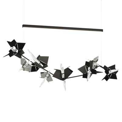 Hubbardton Forge Belladonna LED Linear Chandelier - Color: Matte - Size: 1 