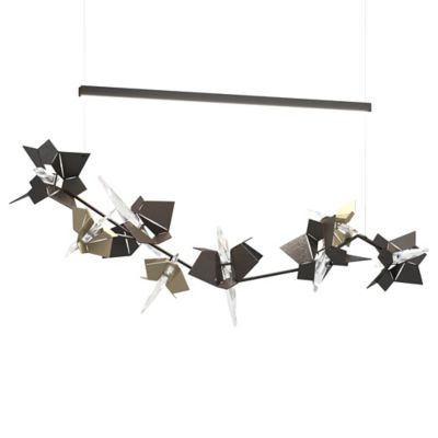 Hubbardton Forge Belladonna LED Linear Chandelier - Color: Oil Rubbed - Siz