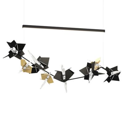 Hubbardton Forge Belladonna LED Linear Chandelier - Color: Matte - Size: 1 