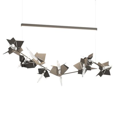 Hubbardton Forge Belladonna LED Linear Chandelier - Color: Matte - Size: 1 