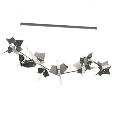 Hubbardton Forge Belladonna LED Linear Chandelier - Color: Polished - Size: