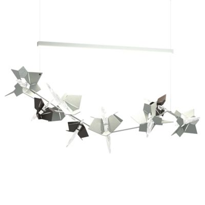 Hubbardton Forge Belladonna LED Linear Chandelier - Color: Polished - Size: