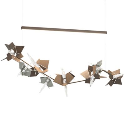 Hubbardton Forge Belladonna LED Linear Chandelier - Color: Matte - Size: 1 