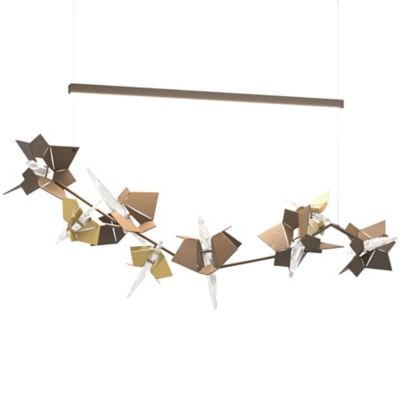 Hubbardton Forge Belladonna LED Linear Chandelier - Color: Matte - Size: 1 