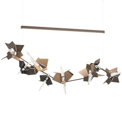 Hubbardton Forge Belladonna LED Linear Chandelier - Color: Matte - Size: 1 