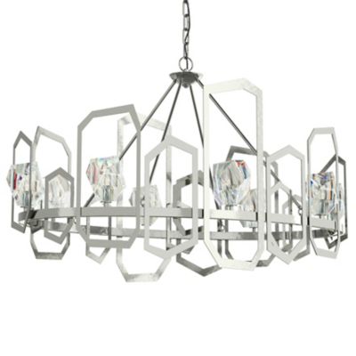 Hubbardton Forge Gatsby Chandelier - Color: Polished - Size: 8 light - 1050