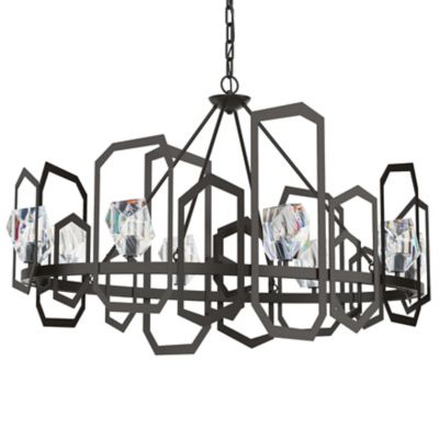 Hubbardton Forge Gatsby Chandelier - Color: Oil Rubbed - Size: 8 light - 10