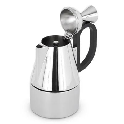 TDX2455909 Tom Dixon Brew Stovetop Espresso Maker - Color: Si sku TDX2455909