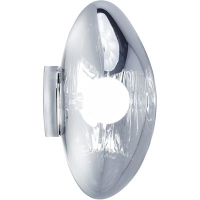 Tom Dixon Melt LED Surface Wall Sconce - Color: Silver - Size: 19.6  - M