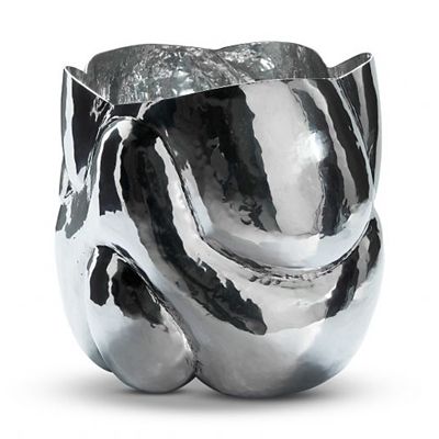 Tom Dixon Cloud Vessel - Color: Silver - Size: Short - CLOV01