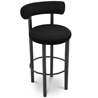 Tom Dixon Fat Barstool - Color: Black - FATS11HA0190BL