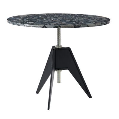 Tom Dixon Screw Cafe Table - Color: Grey - Size: Large - SCB03MT04PE