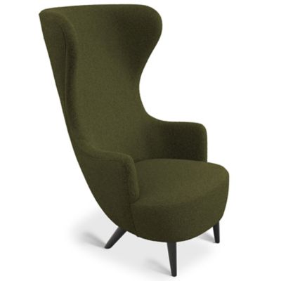 TDX2457218 Tom Dixon Wingback Chair - Color: Green - WBC14EL0 sku TDX2457218