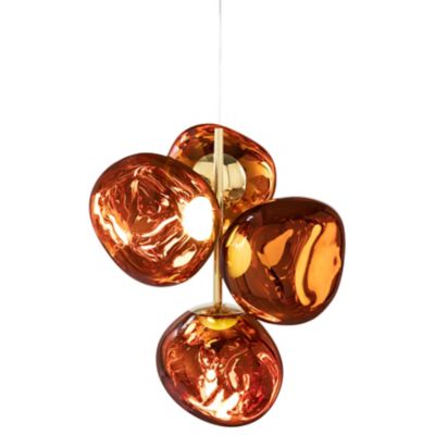 TDX2558516 Tom Dixon Melt LED Chandelier - Color: Copper - Si sku TDX2558516