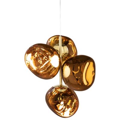 TDX2558513 Tom Dixon Melt LED Chandelier - Color: Gold - Size sku TDX2558513