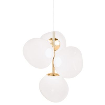 Tom Dixon Melt LED Chandelier - Color: White - Size: Mini - MEC04OPG-CUSM4