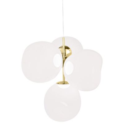 Tom Dixon Melt LED Chandelier - Color: White - Size: Small - MEC01OPG-CUSM4