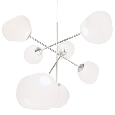 Tom Dixon Melt LED Chandelier - Color: White - Size: Large - MEC02OP-CUSM4