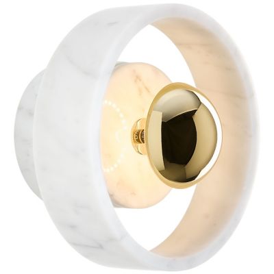 TDX2264914 Tom Dixon Stone LED Wall Sconce - Color: White - S sku TDX2264914