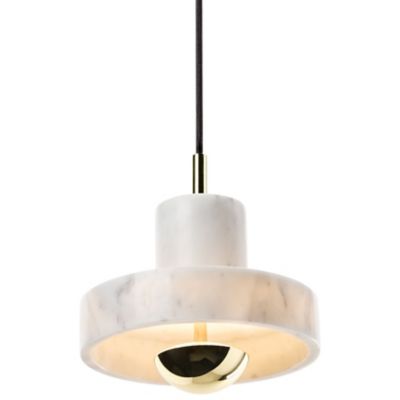 Tom Dixon Stone LED Mini Pendant Light - Color: White - Size: 1 light - STP