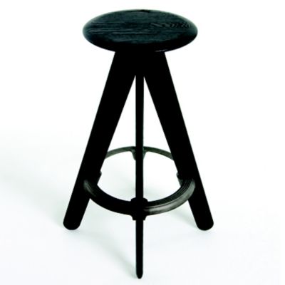 Tom Dixon Slab Bar Stool - Color: Black - WOS01BL