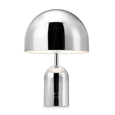 Tom Dixon Bell LED Rechargeable Table Lamp - Color: Silver - BEPO01SSUN