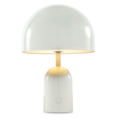 Tom Dixon Bell LED Rechargeable Table Lamp - Color: Grey - BEPO01GRUN