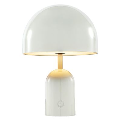 Tom Dixon Bell LED Rechargeable Table Lamp - Color: White - BEPO01WHUN