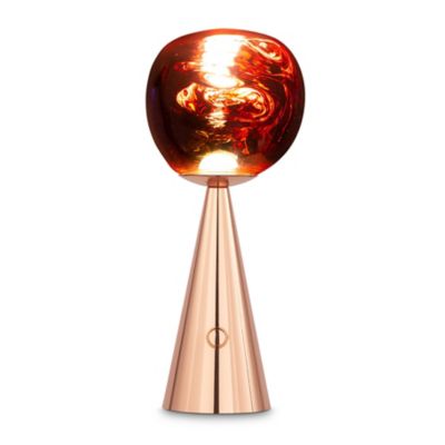 Tom Dixon Melt LED Rechargeable Table Lamp - Color: Brown - MEPO01COUN