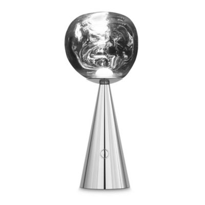 Tom Dixon Melt LED Rechargeable Table Lamp - Color: Silver - MEPO01SSUN