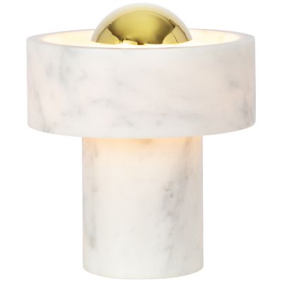 Tom Dixon Stone LED Rechargeable Table Lamp - Color: White - STPO01UN