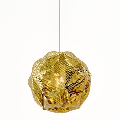 Tom Dixon Puff LED Pendant Light - Color: Brass - PUP01BR-PUSM1