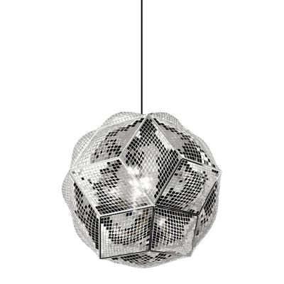 Tom Dixon Puff LED Pendant Light - Color: Silver - PUP01SS-PUSM1