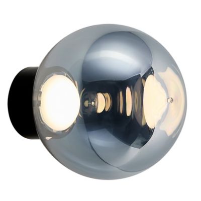 Tom Dixon Globe Surface LED Wall Sconce - Color: Silver - GLS01CH-WUSM1