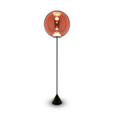 Tom Dixon Globe Cone Slim LED Floor Lamp - Color: Black - GLS02CO-FUN04M1