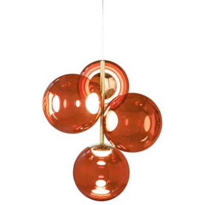 TDX2556349 Tom Dixon Globe LED Chandelier - Color: Copper - S sku TDX2556349