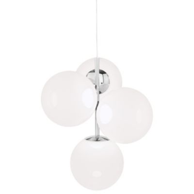 TDX2558511 Tom Dixon Globe LED Chandelier - Color: White - Si sku TDX2558511