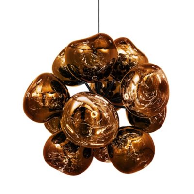 TDX2467603 Tom Dixon Melt Burst LED Chandelier - Color: Gold  sku TDX2467603