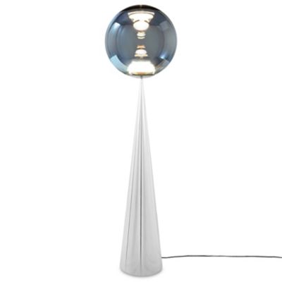 Tom Dixon Globe Fat LED Floor Lamp - Color: Silver - GLS01CH-FUN05M1