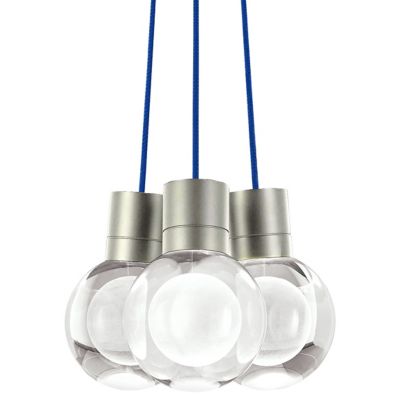 Tech Lighting Mina Multi-Light Pendant Light - Color: Clear - Size: 3 light - 700TDMINAP3CUS-LEDWD