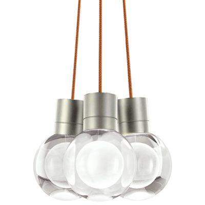 Tech Lighting Mina Multi-Light Pendant Light - Color: Clear - Size: 3 light - 700TDMINAP3CPS-LED930