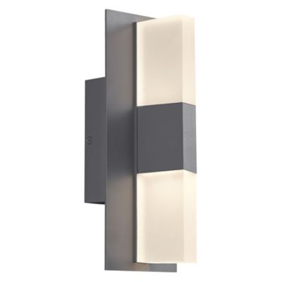 Visual Comfort Modern LYFT 12 OUTDOOR WALL in Black