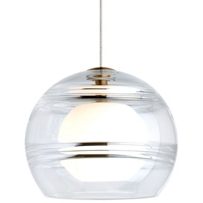 Visual Comfort Modern Sedona Low Voltage Mini Pendant Light in Clear