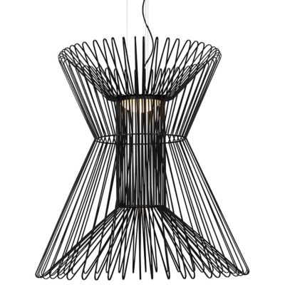 Visual Comfort Modern Syrma LED Grande Pendant Light in Matte